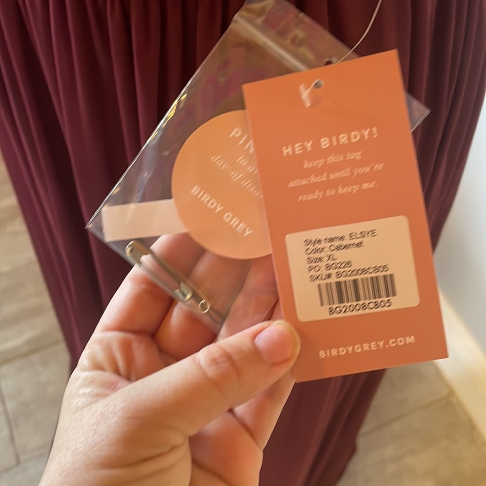 [BIRDY GREY] “Cabernet ELSYE” Gown - Size XL NWT - Picture 5 of 7